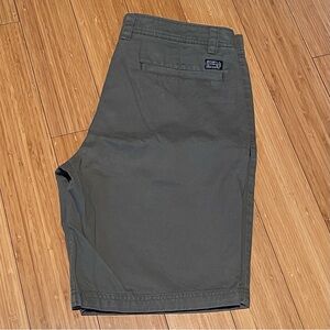O'Neill Dark Green Flat Front Shorts